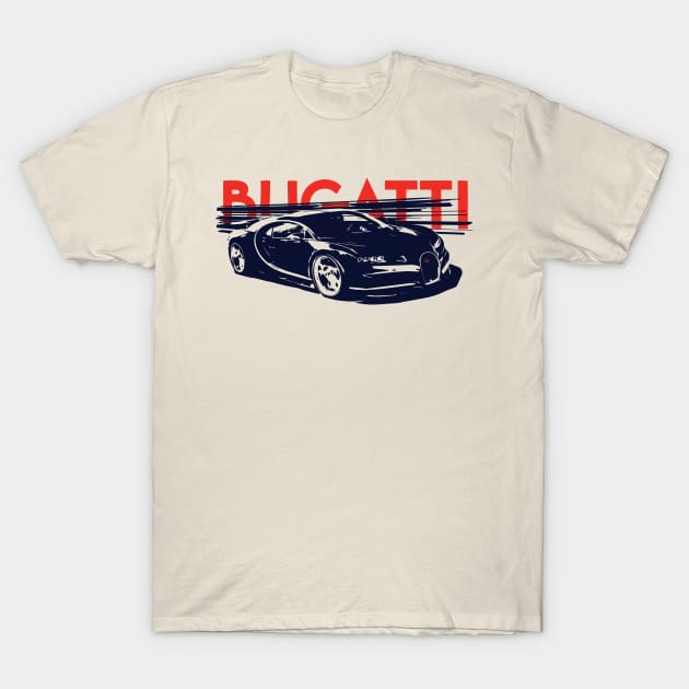 hypercar shirt T-Shirt by retroracing